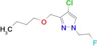 3-(butoxymethyl)-4-chloro-1-(2-fluoroethyl)-1H-pyrazole