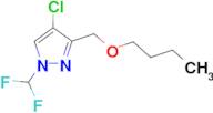 3-(Butoxymethyl)-4-chloro-1-(difluoromethyl)-1H-pyrazole