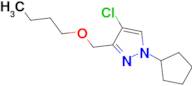 3-(butoxymethyl)-4-chloro-1-cyclopentyl-1H-pyrazole