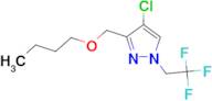 3-(butoxymethyl)-4-chloro-1-(2,2,2-trifluoroethyl)-1H-pyrazole