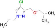 4-chloro-3-(isobutoxymethyl)-1-propyl-1H-pyrazole