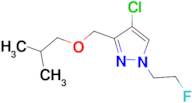 4-chloro-1-(2-fluoroethyl)-3-(isobutoxymethyl)-1H-pyrazole