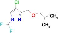 4-Chloro-1-(difluoromethyl)-3-(isobutoxymethyl)-1H-pyrazole