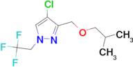 4-chloro-3-(isobutoxymethyl)-1-(2,2,2-trifluoroethyl)-1H-pyrazole