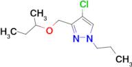 3-(sec-butoxymethyl)-4-chloro-1-propyl-1H-pyrazole