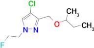 3-(sec-butoxymethyl)-4-chloro-1-(2-fluoroethyl)-1H-pyrazole