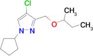 3-(sec-butoxymethyl)-4-chloro-1-cyclopentyl-1H-pyrazole