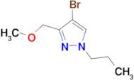 4-bromo-3-(methoxymethyl)-1-propyl-1H-pyrazole