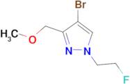 4-bromo-1-(2-fluoroethyl)-3-(methoxymethyl)-1H-pyrazole