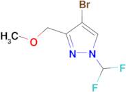 4-Bromo-1-(difluoromethyl)-3-(methoxymethyl)-1H-pyrazole