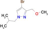 4-bromo-1-isobutyl-3-(methoxymethyl)-1H-pyrazole