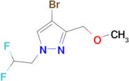 4-bromo-1-(2,2-difluoroethyl)-3-(methoxymethyl)-1H-pyrazole