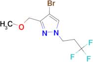 4-bromo-3-(methoxymethyl)-1-(3,3,3-trifluoropropyl)-1H-pyrazole