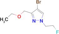 4-bromo-3-(ethoxymethyl)-1-(2-fluoroethyl)-1H-pyrazole