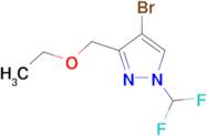 4-Bromo-1-(difluoromethyl)-3-(ethoxymethyl)-1H-pyrazole