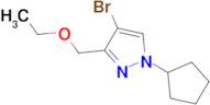 4-bromo-1-cyclopentyl-3-(ethoxymethyl)-1H-pyrazole