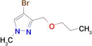 4-bromo-1-methyl-3-(propoxymethyl)-1H-pyrazole