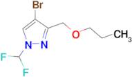 4-Bromo-1-(difluoromethyl)-3-(propoxymethyl)-1H-pyrazole