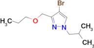 4-bromo-1-isobutyl-3-(propoxymethyl)-1H-pyrazole