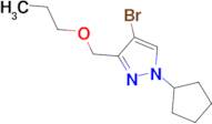 4-bromo-1-cyclopentyl-3-(propoxymethyl)-1H-pyrazole