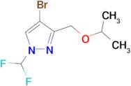 4-Bromo-1-(difluoromethyl)-3-(isopropoxymethyl)-1H-pyrazole