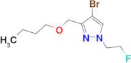 4-bromo-3-(butoxymethyl)-1-(2-fluoroethyl)-1H-pyrazole