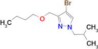 4-bromo-3-(butoxymethyl)-1-isobutyl-1H-pyrazole