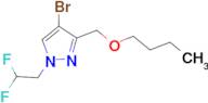 4-bromo-3-(butoxymethyl)-1-(2,2-difluoroethyl)-1H-pyrazole