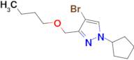 4-bromo-3-(butoxymethyl)-1-cyclopentyl-1H-pyrazole