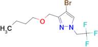 4-bromo-3-(butoxymethyl)-1-(2,2,2-trifluoroethyl)-1H-pyrazole