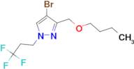 4-bromo-3-(butoxymethyl)-1-(3,3,3-trifluoropropyl)-1H-pyrazole