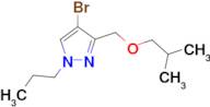 4-bromo-3-(isobutoxymethyl)-1-propyl-1H-pyrazole