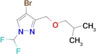 4-Bromo-1-(difluoromethyl)-3-(isobutoxymethyl)-1H-pyrazole