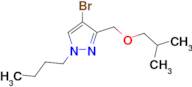 4-bromo-1-butyl-3-(isobutoxymethyl)-1H-pyrazole