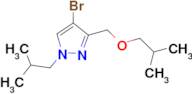 4-bromo-3-(isobutoxymethyl)-1-isobutyl-1H-pyrazole