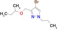 4-bromo-3-(sec-butoxymethyl)-1-propyl-1H-pyrazole