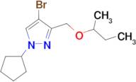 4-bromo-3-(sec-butoxymethyl)-1-cyclopentyl-1H-pyrazole