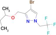 4-bromo-3-(sec-butoxymethyl)-1-(2,2,2-trifluoroethyl)-1H-pyrazole