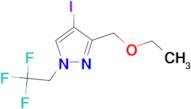 3-(ethoxymethyl)-4-iodo-1-(2,2,2-trifluoroethyl)-1H-pyrazole