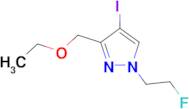 3-(ethoxymethyl)-1-(2-fluoroethyl)-4-iodo-1H-pyrazole