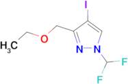 1-(Difluoromethyl)-3-(ethoxymethyl)-4-iodo-1H-pyrazole