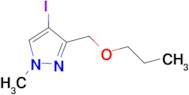 4-iodo-1-methyl-3-(propoxymethyl)-1H-pyrazole