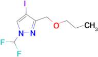 1-(Difluoromethyl)-4-iodo-3-(propoxymethyl)-1H-pyrazole