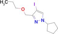 1-cyclopentyl-4-iodo-3-(propoxymethyl)-1H-pyrazole