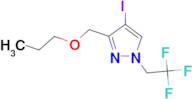 4-iodo-3-(propoxymethyl)-1-(2,2,2-trifluoroethyl)-1H-pyrazole