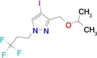 4-iodo-3-(isopropoxymethyl)-1-(3,3,3-trifluoropropyl)-1H-pyrazole