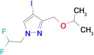 1-(2,2-difluoroethyl)-4-iodo-3-(isopropoxymethyl)-1H-pyrazole