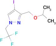 4-iodo-3-(isopropoxymethyl)-1-(2,2,2-trifluoroethyl)-1H-pyrazole