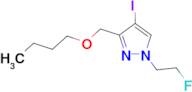 3-(butoxymethyl)-1-(2-fluoroethyl)-4-iodo-1H-pyrazole