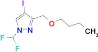 3-(Butoxymethyl)-1-(difluoromethyl)-4-iodo-1H-pyrazole